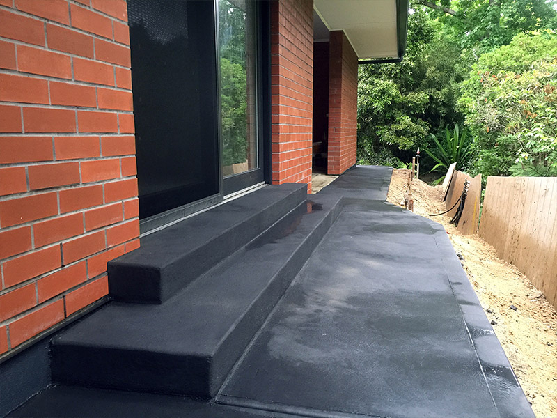 Coloured Concrete Driveways Footpaths Adelaide Concrete