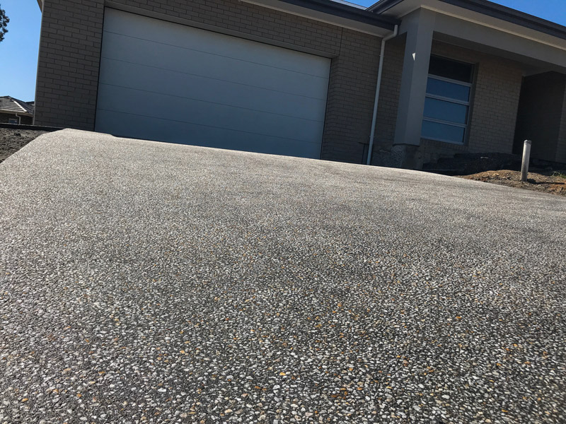 Exposed Aggregate Concrete Driveway Footpath Adelaide Concrete